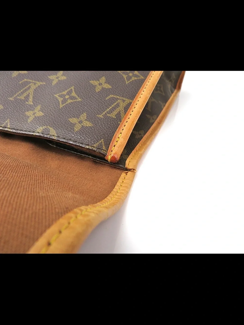 Louis Vuitton Monogram Canvas Messenger Bag in Brown and Tan
